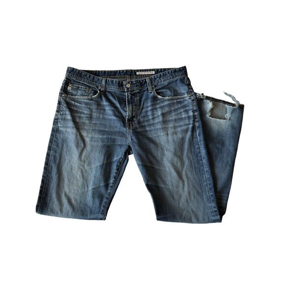 Adriano Goldschmied Jeans‎ Mens 38x33 Blue Protege Straight Leg Stretch Comfort - Picture 1 of 13